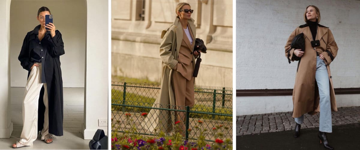 Estilismos con gabardina para la primavera