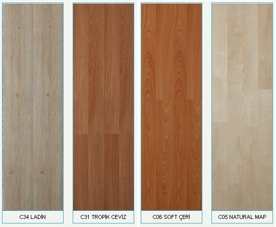 parke katalok floorpan Floorpan parke renk kartelası